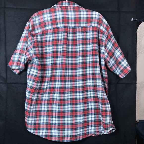 Ralph Lauren Polo Mens Shirt Multi Plaid 100% Cotton Button Down Short Sleeve L - Picture 9 of 11